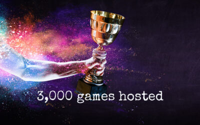 3,000 Games Hosted!